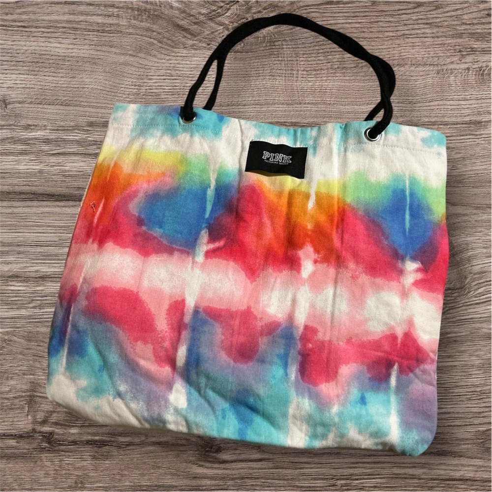 Colorful Tie-Dye Tote Bag Beach Towel